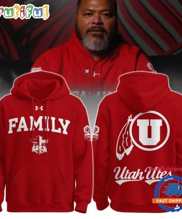 Utah Utes Family 2025 Limited Exclusive Red Hoodie