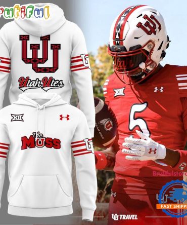 Utah Utes Football The Muss 2025 Limited Edition White Hoodie