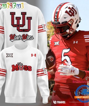 Utah Utes Football The Muss 2025 Limited Edition White Sweatshirt