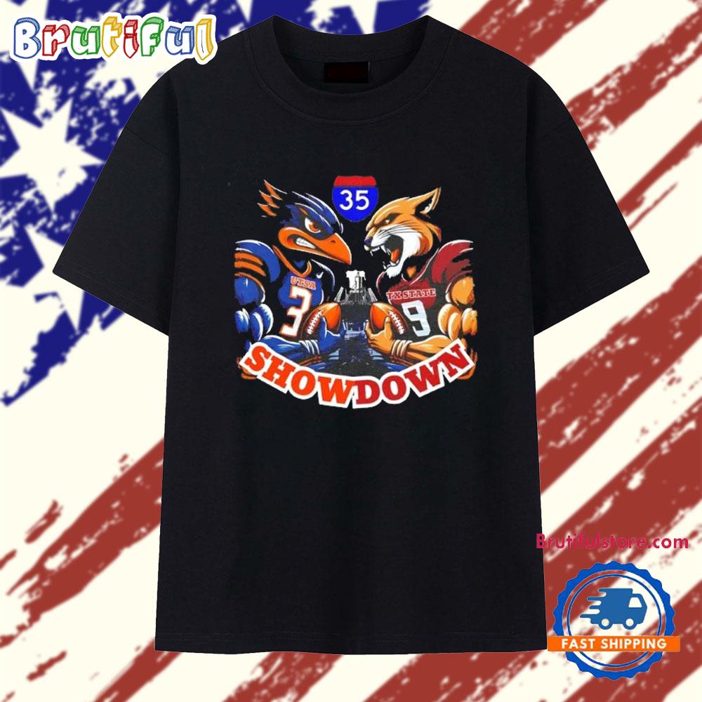 Utsa Vs Texas State Gameday Show Down 2025 T Shirt