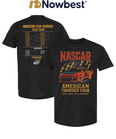 2026 American Thunder Tour Nascar Cup Series 2 Sided Shirt
