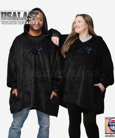 New Nfl Carolina Panthers Lightweight Blanket Hoodie Hoodie Blanket