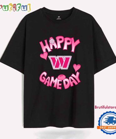 Valentines Day Washington Commanders Happy Gameday T Shirt