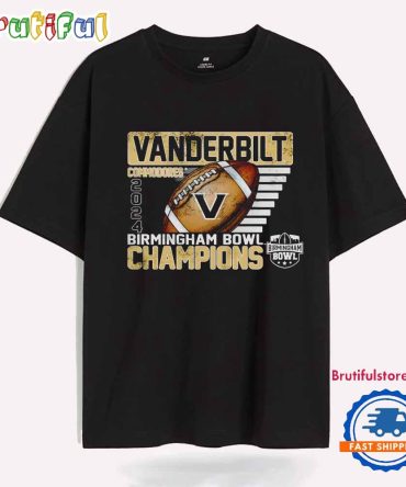 Vanderbilt Commodores 2024 Birmingham Bowl Champions Ball T Shirt
