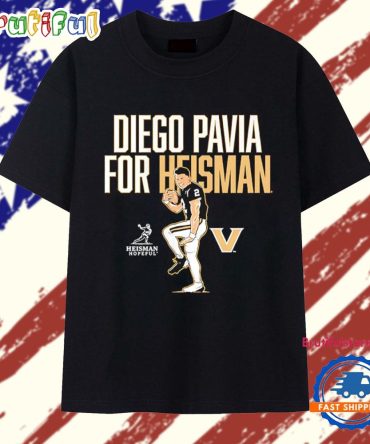 Vanderbilt Commodores Football Diego Pavia For Heisman Pose T Shirt