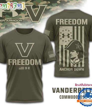 Vanderbilt Commodores Ncaa Freedom Under Armour Limited Edition 3D Shirt
