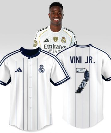 Real Madrid Vini Jr. 2023 Home Jersey - Authentic Adidas Football Shirt