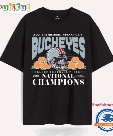 Vintage Buckeyes Football Helmet National Champions T Shirt