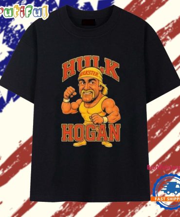 Vintage Hulk Hogan Retro Caricature Rip T Shirt