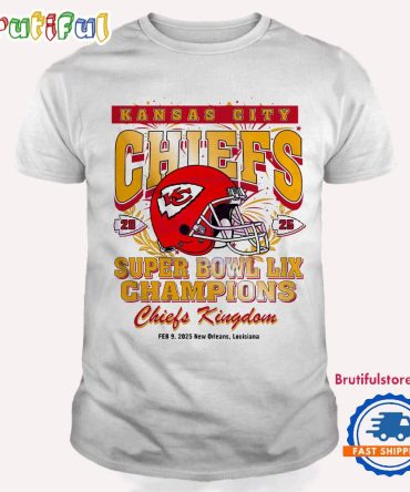 Vintage Kansas City Chiefs Super Bowl 2025 Champions Chiefs Kingdom T Shirt