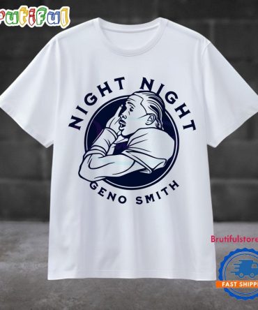 Vintage Night Night Geno Smith Seattle Seahawks T Shirt