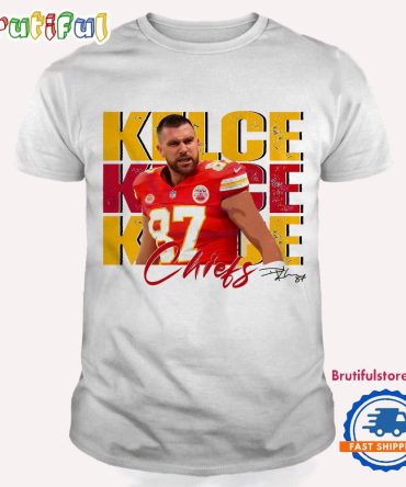 Vintage Travis Kelce 87 Kansas City Chiefs Football Players Super Bowl 2025 T Shirt