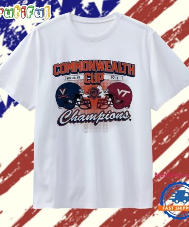 Virginia Cavaliers Commonwealth Cup Winner 2025 T Shirt