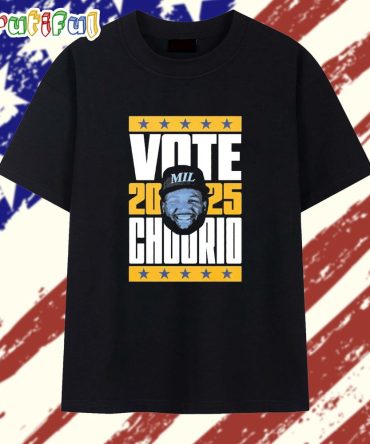 Vote Jackson Chourio Milwaukee Brewers 2025 T Shirt