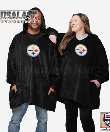 New Nfl Pittsburgh Steelers Lightweight Blanket Hoodie Hoodie Blanket