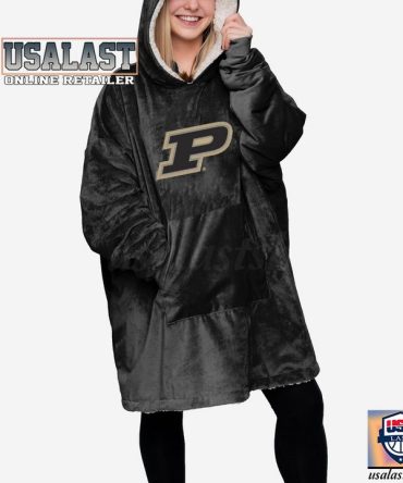 Purdue Boilermakers Ncaa Blanket Hoodie Hoodie Blanket