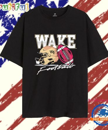 Wake Forest Demon Deacons Football Helmet T Shirt