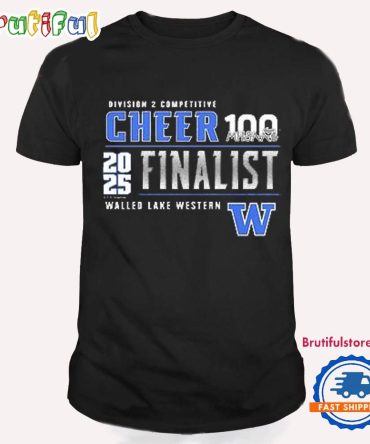 Walled Lake Western 2025 Cheer Division 2 Competitive Finalist T Shirt