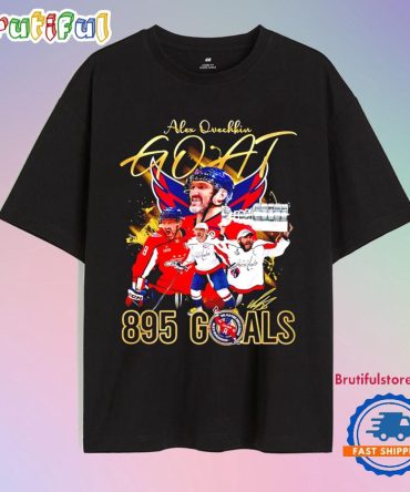 Washington Capitals Nhl Alex Ovechkin Goat 895 Goals T Shirt