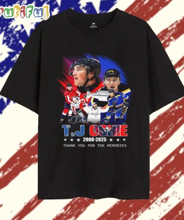Washington Capitals T.J Oshie 2008-2025 Thank You For The Memories T Shirt