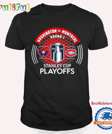 Washington Capitals Vs. Montreal Canadiens 2025 Stanley Cup Playoffs First Round T Shirt