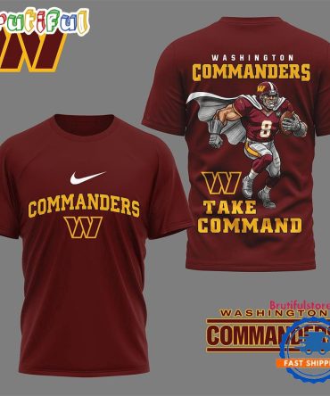 Washington Commanders 2025 Nfl Nation Gear All Over Print Shirt