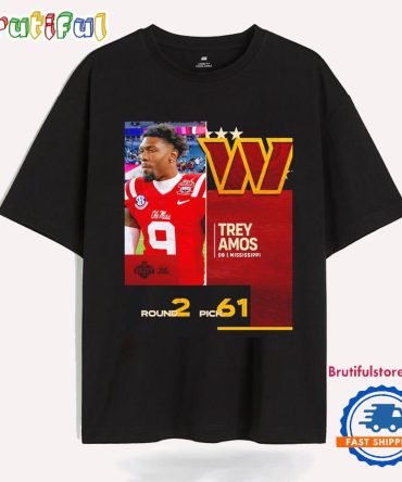 Washington Commanders Pick Andrew Mukuba With No. 61 2025 Nfl Draft T Shirt