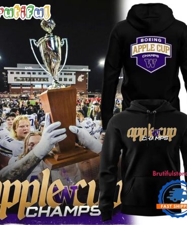 Washington Huskies Applecup Champs 2025 Hoodie