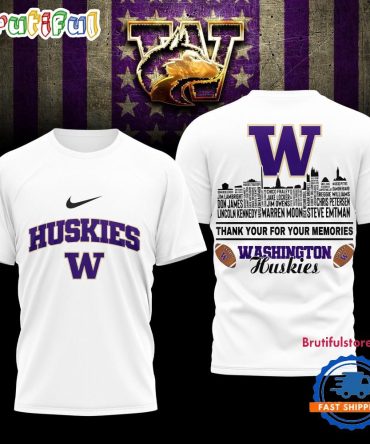 Washington Huskies Legends Of The Game 3D Shirt