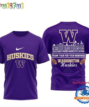 Washington Huskies Legends Of The Game Limited Edition T Shirt