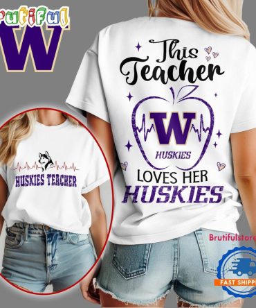 Washington Huskies Teacher Appreciation Month Vintage T Shirt
