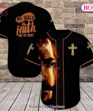 Faith-Inspired Baseball Jersey - Walk By Faith Christian Apparel - Unique Design
