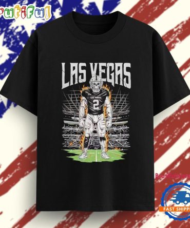 Welcome To Football Las Vegas Raiders Skeleton Player T Shirt