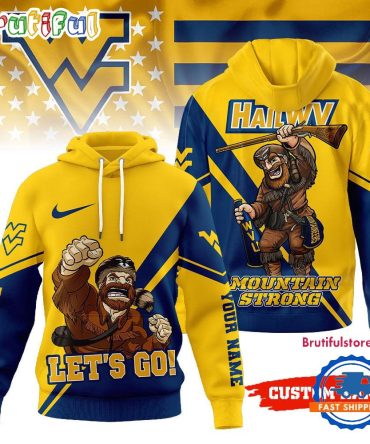 West Virginia Mountaineers 2025 Ncaa Duo Color Personalized Hoodie