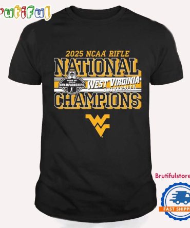 West Virginia Mountaineers 2025 Ncaa Rifle National Champions T Shirt