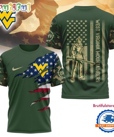 West Virginia Mountaineers 2025 Ncaa Veteran Limited 3D Shirt