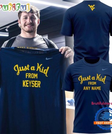 West Virginia Mountaineers Football Just A Kid From Limited Edition T Shirt