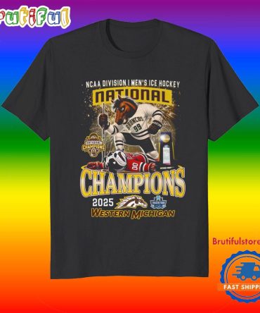 Western Michigan 2025 Ncaa Division I Men'S Ice Hockey Frozen Four Champions Shirts