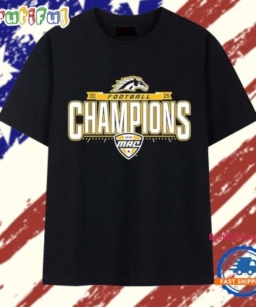 Western Michigan Broncos 2025 Mac Football Champions T Shirt