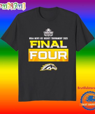 Western Michigan Broncos 2025 Ncaa Men’S Hockey Tournament Final Four T Shirt