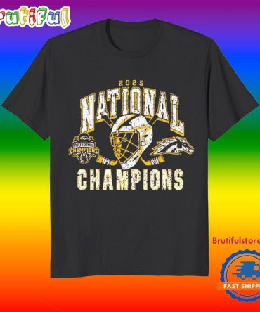 Western Michigan Broncos Summit Sportswear 2025 National Men’S Hockey Champions Hockey Shirts