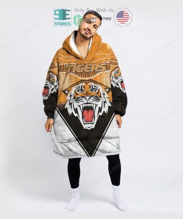 Best Wests Tigers Hooded Blanet Hoodie