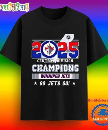Winnipeg Jets Central Division Champions 2025 Go Jets Go T Shirt