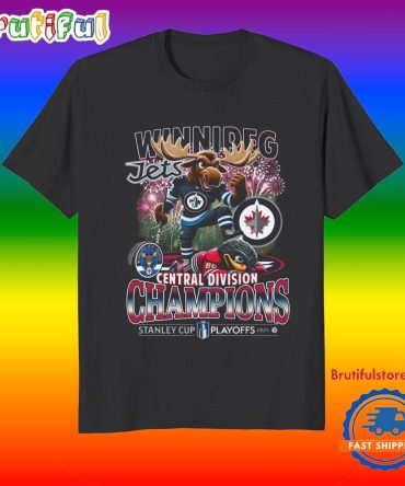 Winnipeg Jets Central Division Champions Stanley Cup Playoffs 2025 Shirts