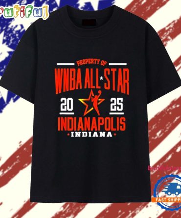 Wnba Official Property Of All Star 2025 Indianapolis T Shirt