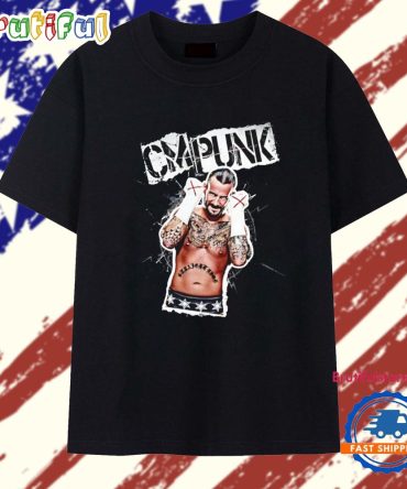 Wwe Cm Punk Grunge T Shirt