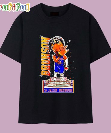 Wwe X Jalen Brunson New York Knicks Caricature T Shirt