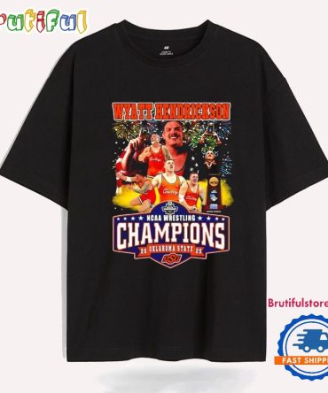 Wyatt Hendrickson Oklahoma State Ncaa Wrestling Champions 2025 T Shirt
