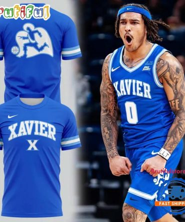 Xavier Musketeers Men'S Basketball Running Man Uniform 2026 T Shirt