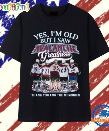 Yes I'M Old But I Saw Avalanche Greatness 2025 Vintage T Shirt